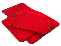 Red Floor Mats For BMW 4 Series F33 With M Package AutoWin Brand - AutoWin