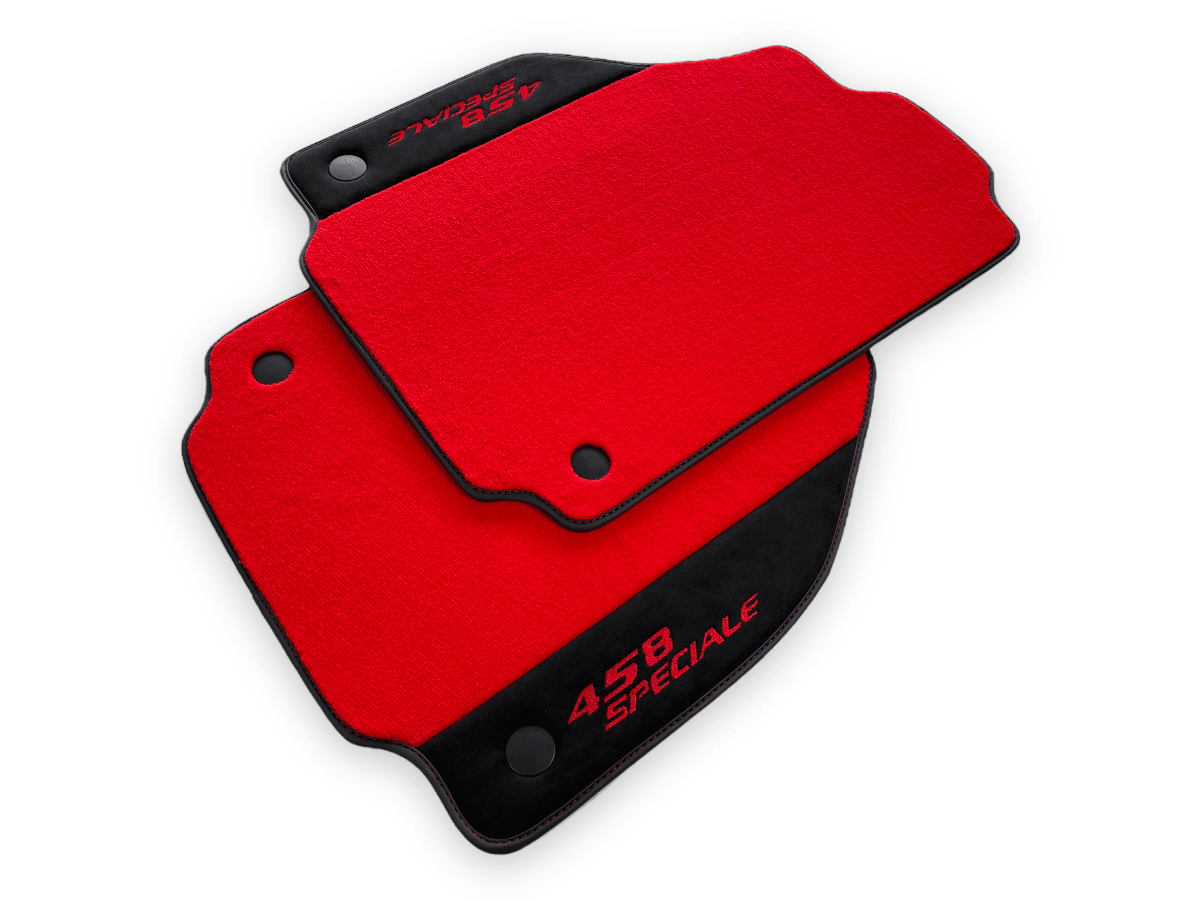 Red Floor Mats For Ferrari 458 Speciale 2012-2015 - AutoWin