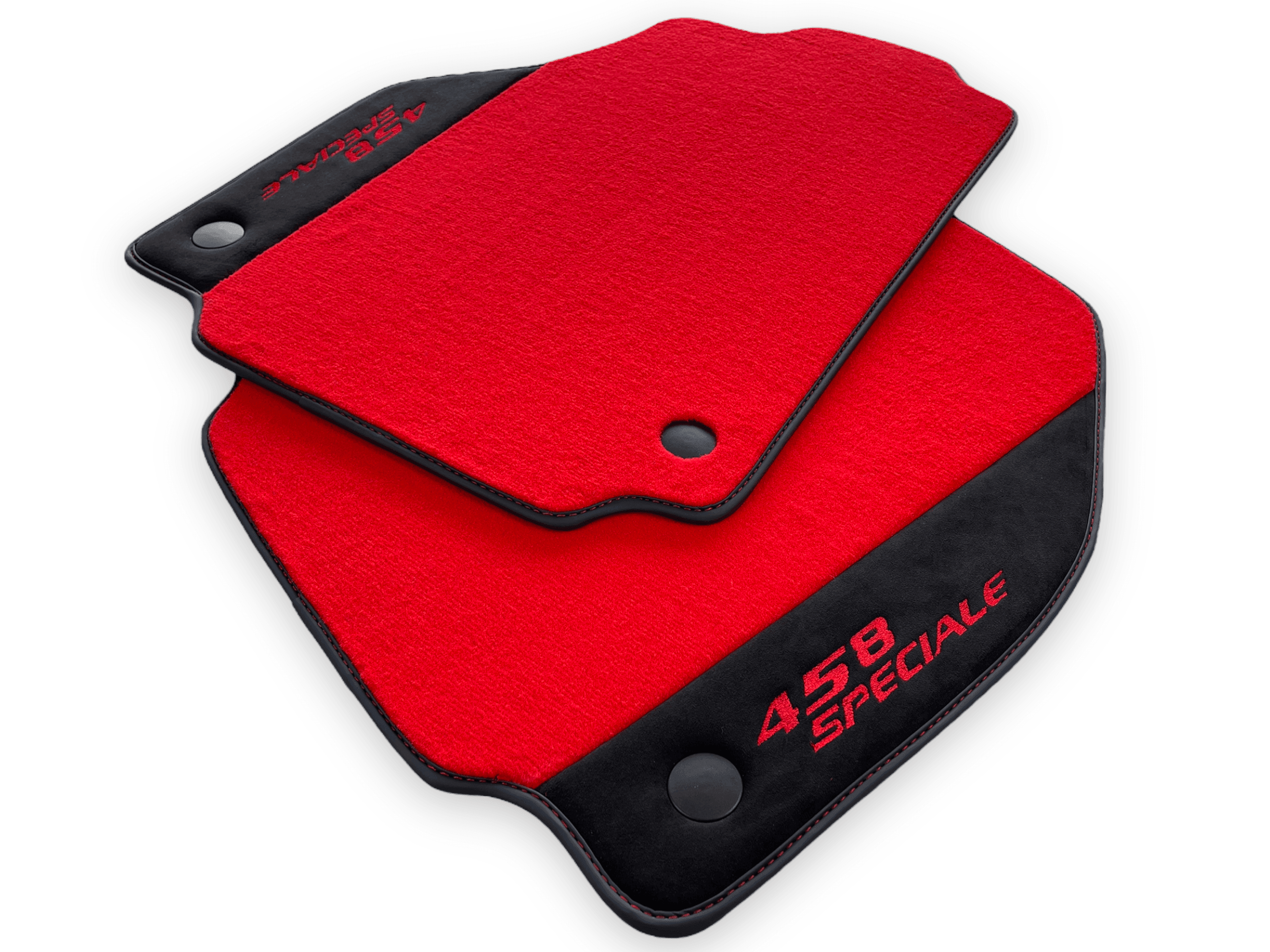 Red Floor Mats For Ferrari 458 Speciale 2012-2015 - AutoWin
