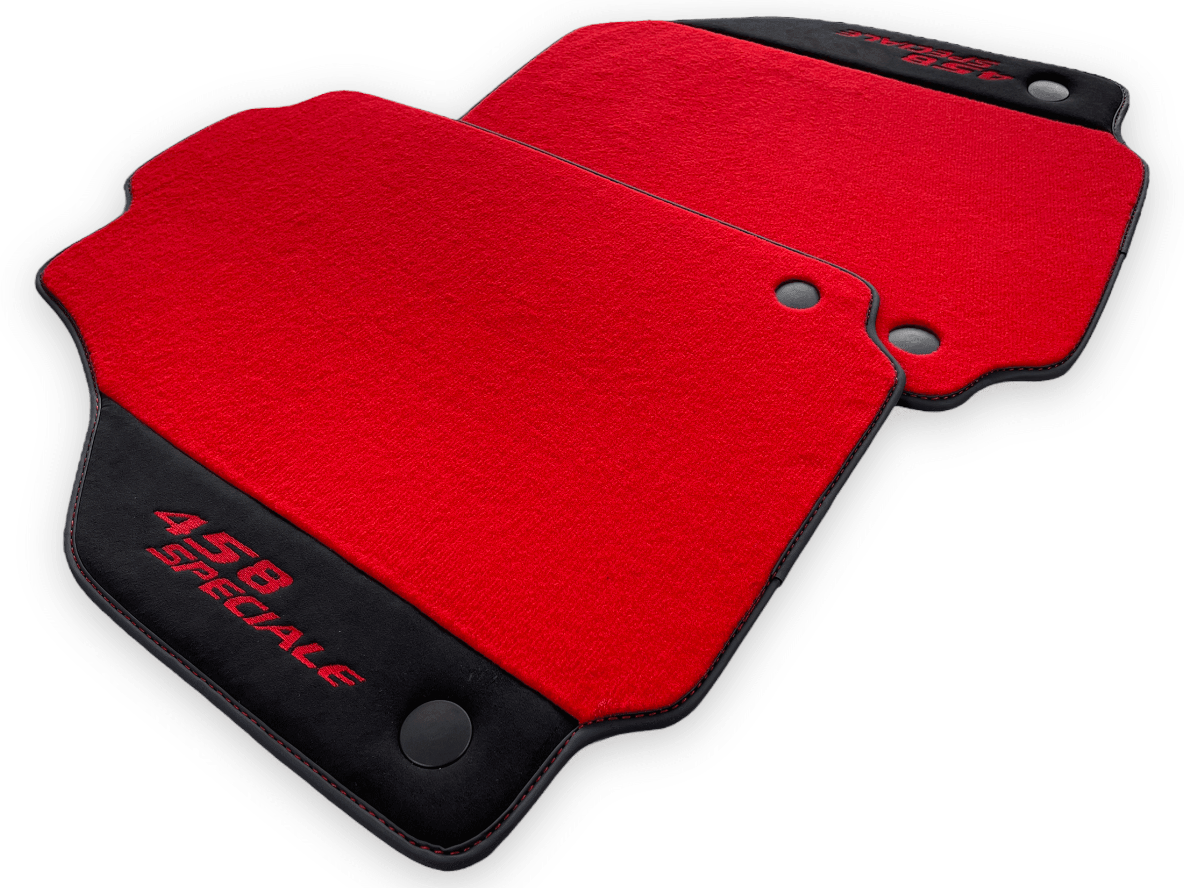 Red Floor Mats For Ferrari 458 Speciale 2012-2015 - AutoWin
