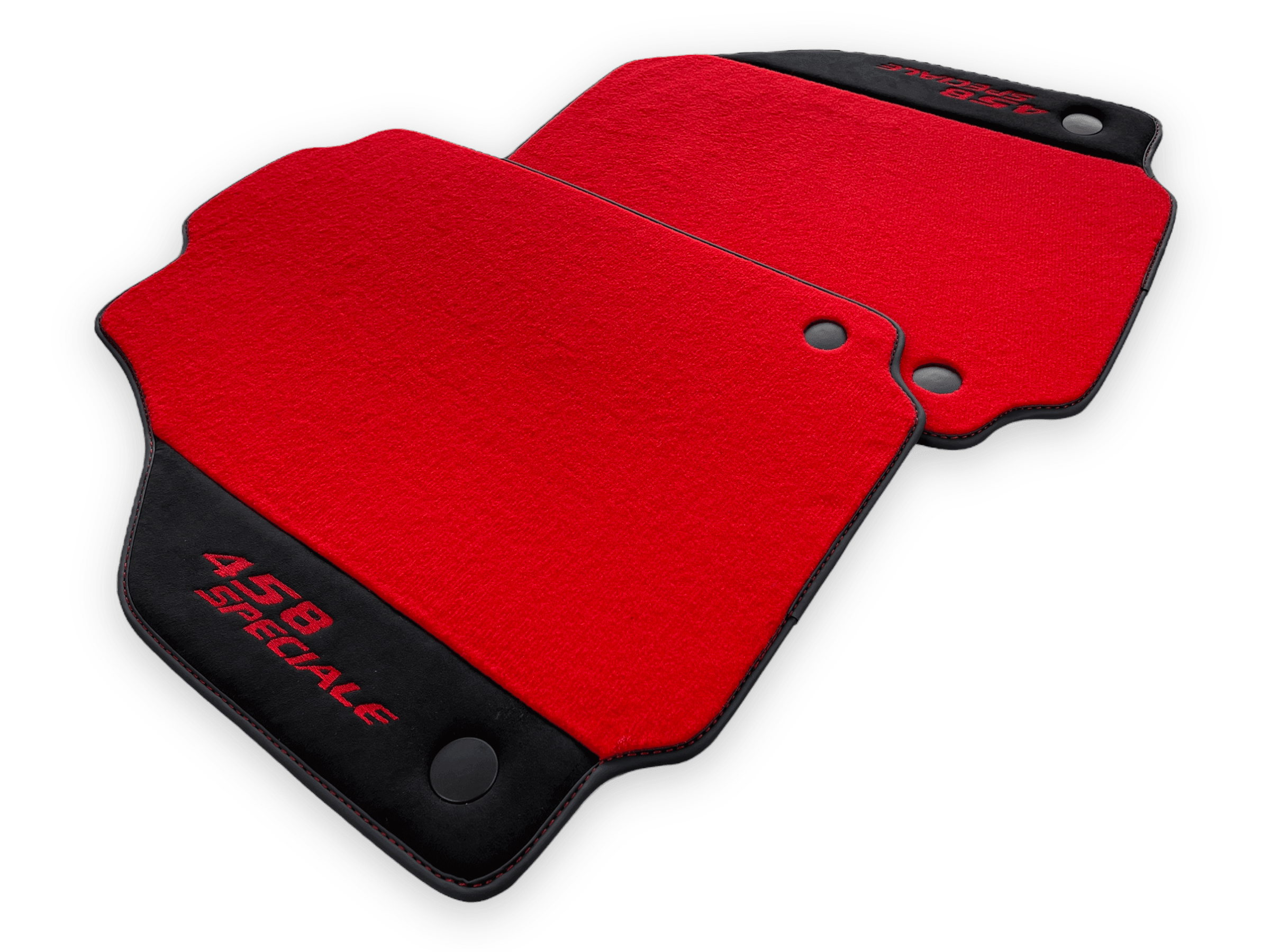 Red Floor Mats For Ferrari 458 Speciale 2012-2015 - AutoWin