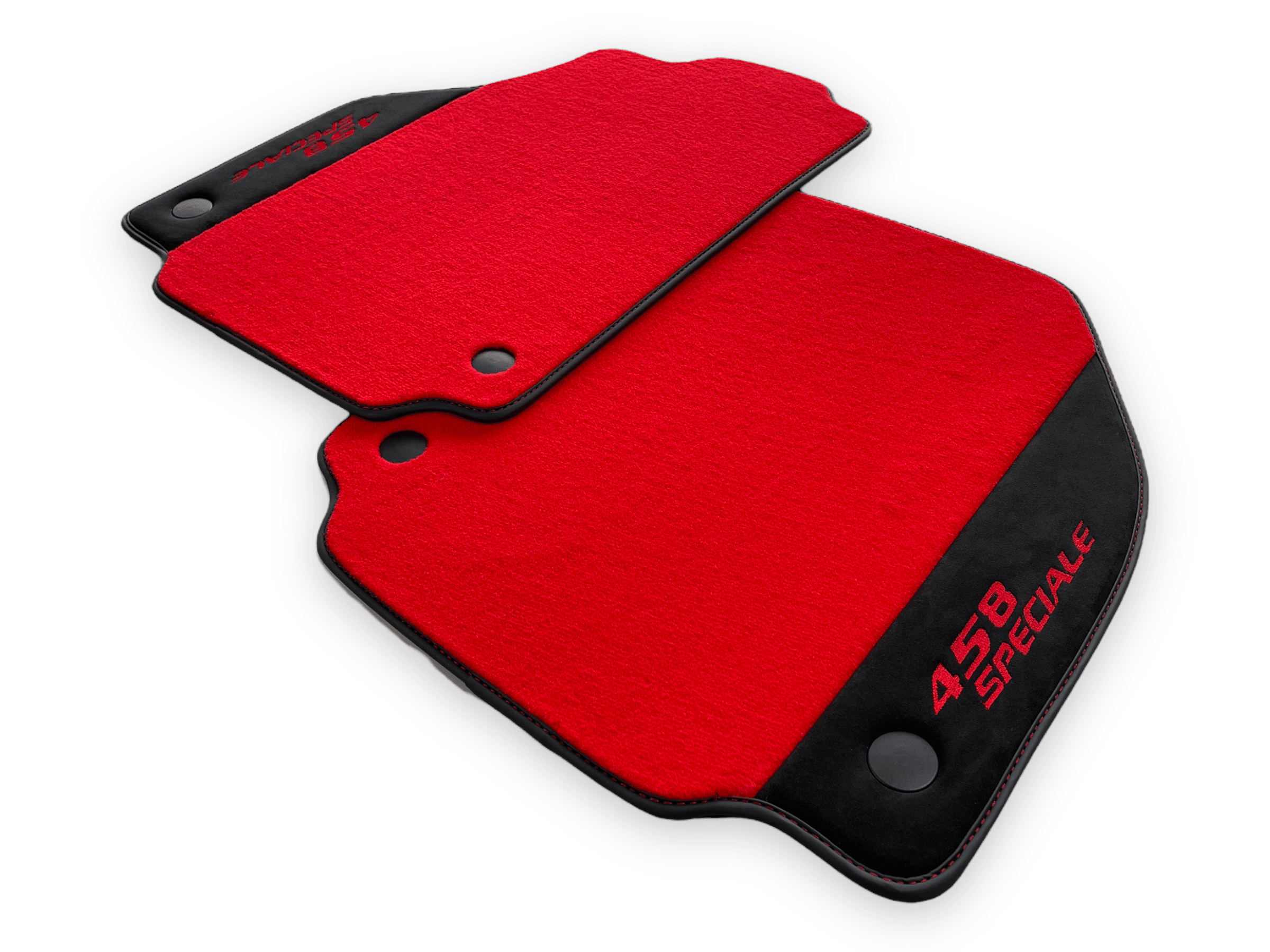 Red Floor Mats For Ferrari 458 Speciale 2012-2015 - AutoWin