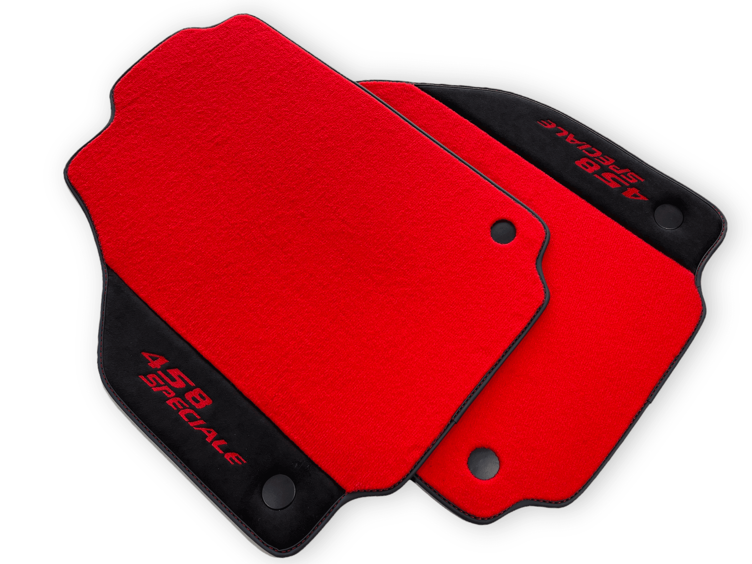 Red Floor Mats For Ferrari 458 Speciale 2012-2015 - AutoWin