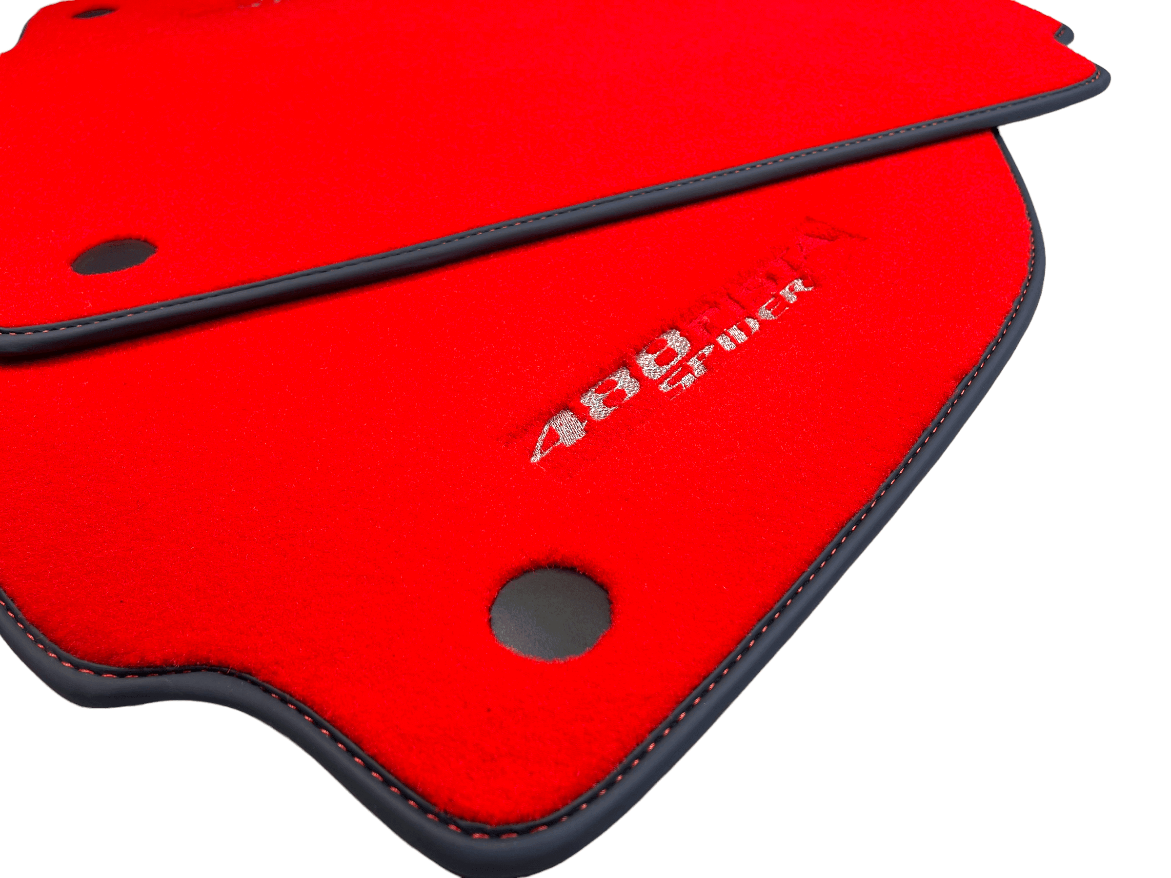 Red Floor Mats For Ferrari 488 Pista Spider 2015-2022 - AutoWin