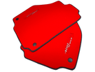 Red Floor Mats For Ferrari 488 Pista Spider 2015-2022 - AutoWin