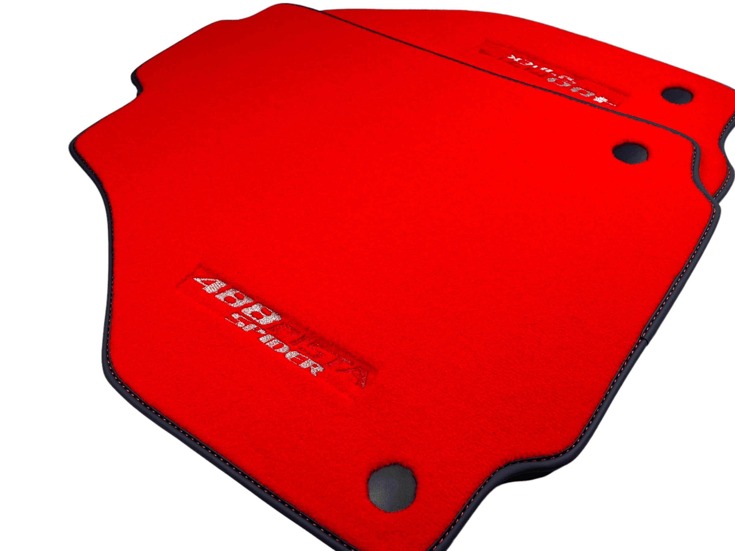 Red Floor Mats For Ferrari 488 Pista Spider 2015-2022 - AutoWin