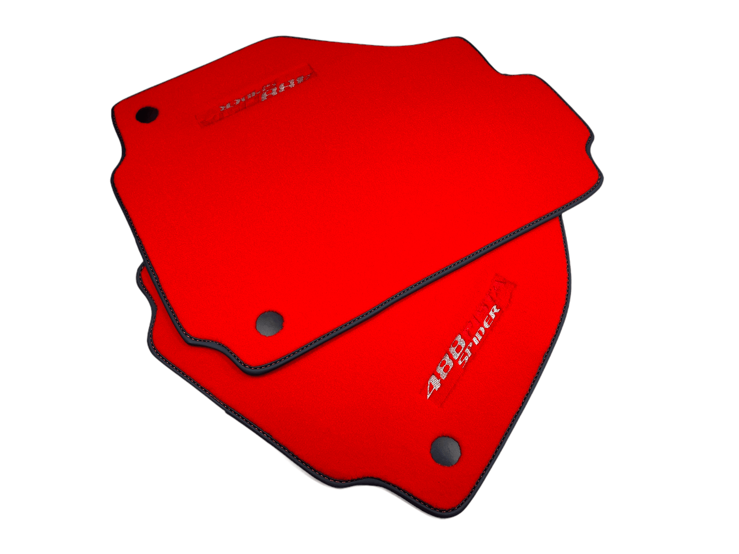 Red Floor Mats For Ferrari 488 Pista Spider 2015-2022 - AutoWin