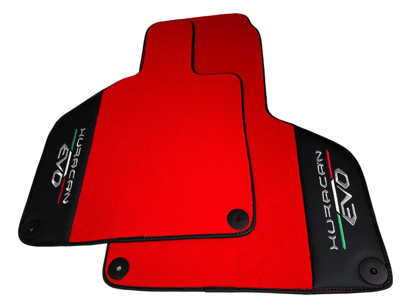 Lamborghini Huracan EVO (2014-2023): Red Mats with Black Borders
