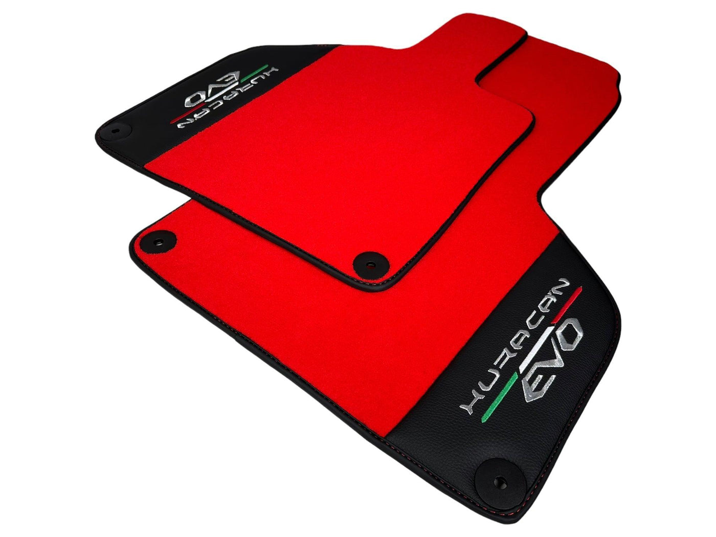Lamborghini Huracan EVO (2014-2023): Red Mats with Black Borders