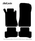 Red Floor Mats For Mercedes Benz C-Class CL203 Coupe (2000-2008) | Limited Edition - AutoWin