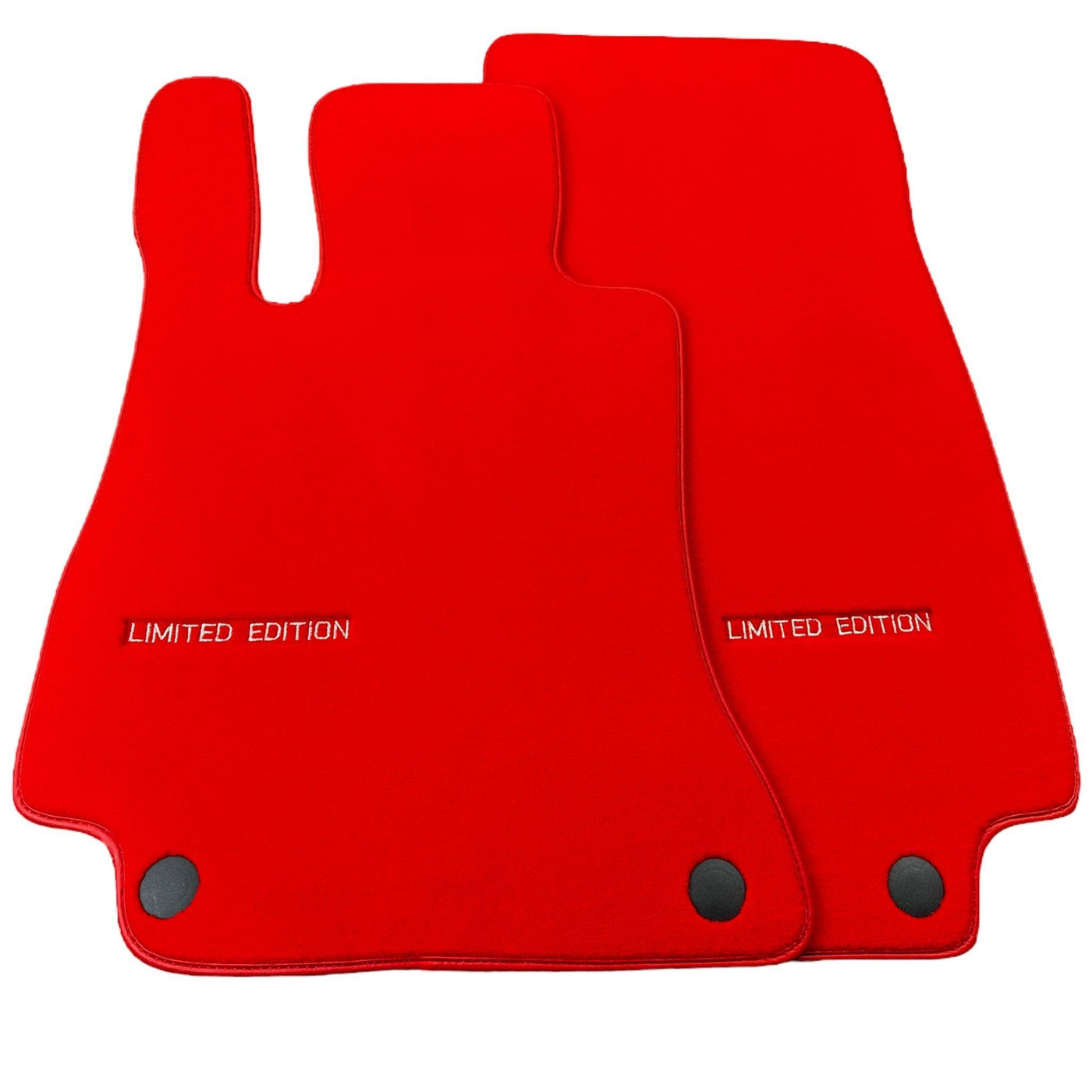 Red Floor Mats For Mercedes Benz CLK-Class C209 Coupe (2002-2009) | Limited Edition - AutoWin