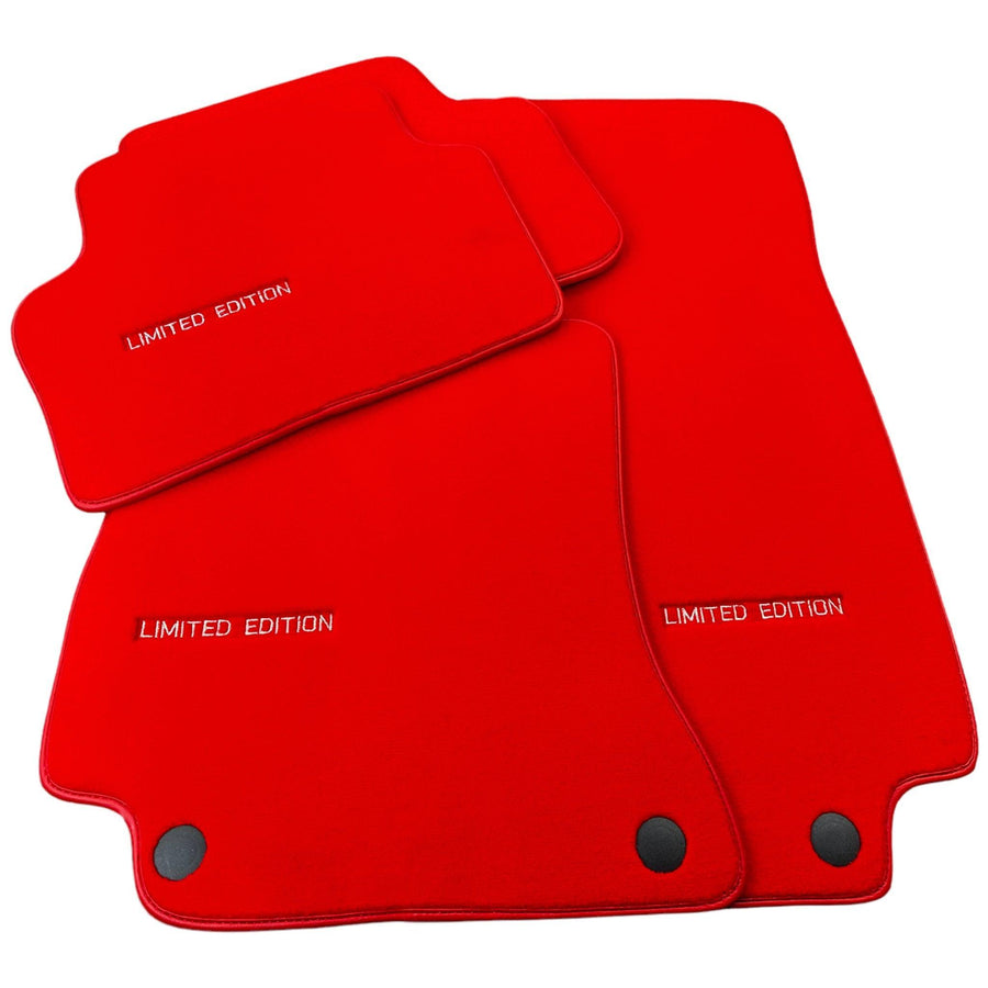 Red Floor Mats For Mercedes Benz GLC-Class X253 SUV (2019-2023) | Limited Edition - AutoWin