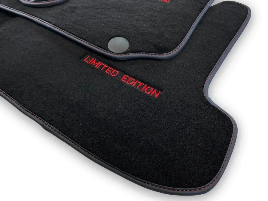 Red Floor Mats For Mercedes Benz GLE-Class V167 Allrounder - 5 Seats (2019-2023) | Limited Edition - AutoWin