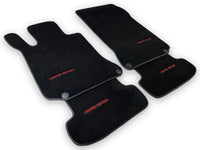 Red Floor Mats For Mercedes Benz GLK-Class X204 (2012-2015) | Limited Edition - AutoWin