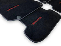 Red Floor Mats For Mercedes Benz GLK-Class X204 (2012-2015) | Limited Edition - AutoWin