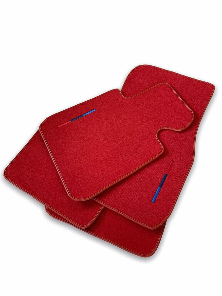 Red Mats For BMW 1 Series E88 Convertible With M Package - AutoWin