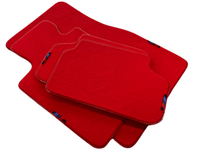 Red Mats For BMW 6 Series E24 Coupe With M Package AutoWin Brand - AutoWin
