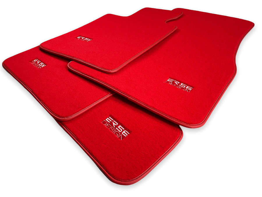 Red Mats For BMW 6 Series E64 Convertible - ER56 Design Brand - AutoWin