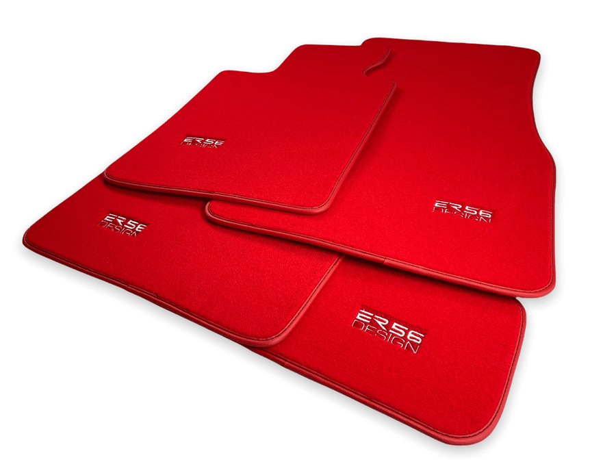 Red Mats For BMW 6 Series E64 Convertible - ER56 Design Brand - AutoWin