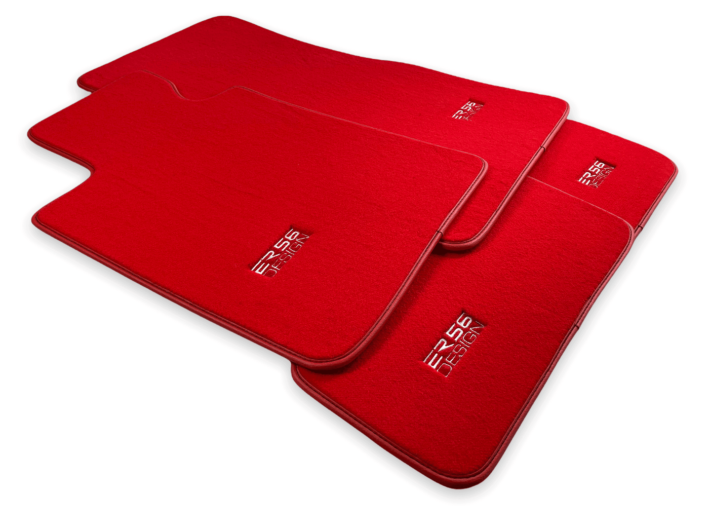 Red Mats For BMW 6 Series F13 2-door Coupe - ER56 Design Brand - AutoWin