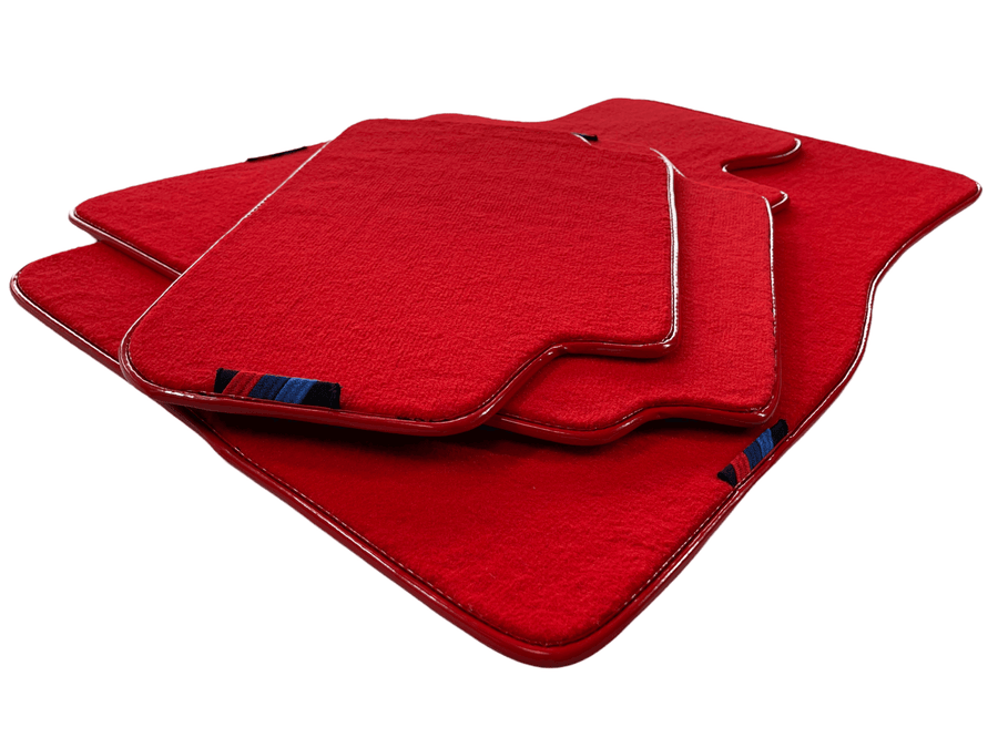 Red Mats For BMW M6 E64 Convertible With M Package AutoWin Brand - AutoWin
