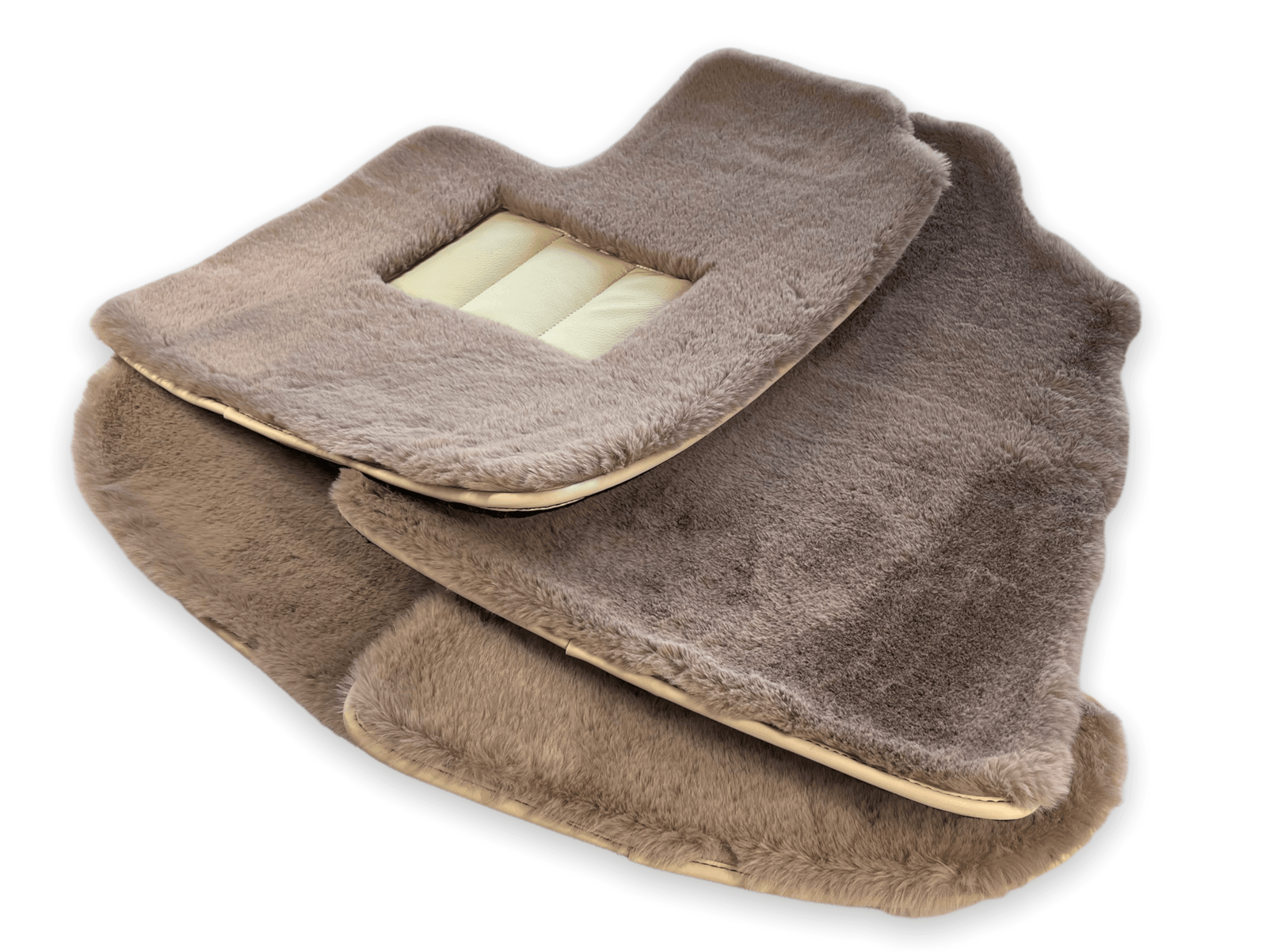Sheepskin Floor Mats For Bentley Continental GT (2003–2011) Er56 Design - AutoWin