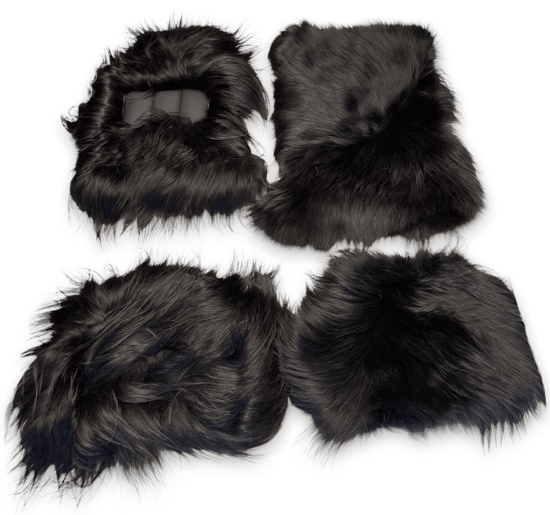 Sheepskin Floor Mats For Rolls Royce Dawn Rr6 2016-2023 Er56 Design Brand - AutoWin