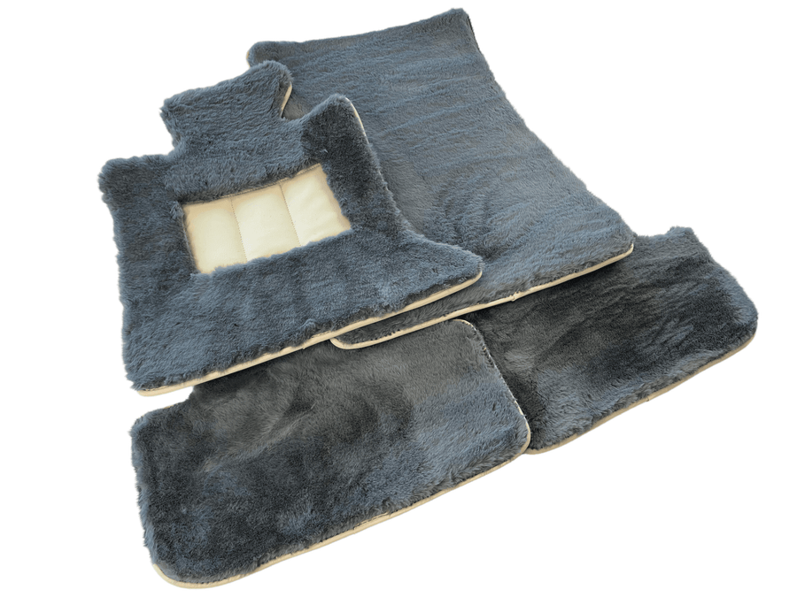 Sheepskin Floor Mats For Rolls Royce Dawn Rr6 2016-2023 Er56 Design Brand - AutoWin