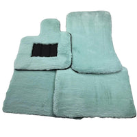 Tiffany Blue Sheepskin Floor Mats For Bentley Mulsanne (2010-2020) Er56 Design Brand - AutoWin