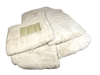 White Sheepskin Floor Mats For Bentley Continental GT (2003–2011) Er56 Design - AutoWin