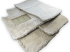 White Sheepskin Floor Mats For Rolls Royce Wraith 2013–2023 Er56 Design - AutoWin