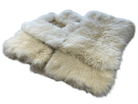 White Sheepskin Floor Mats For Rolls Royce Wraith 2013–2023 Er56 Design - AutoWin